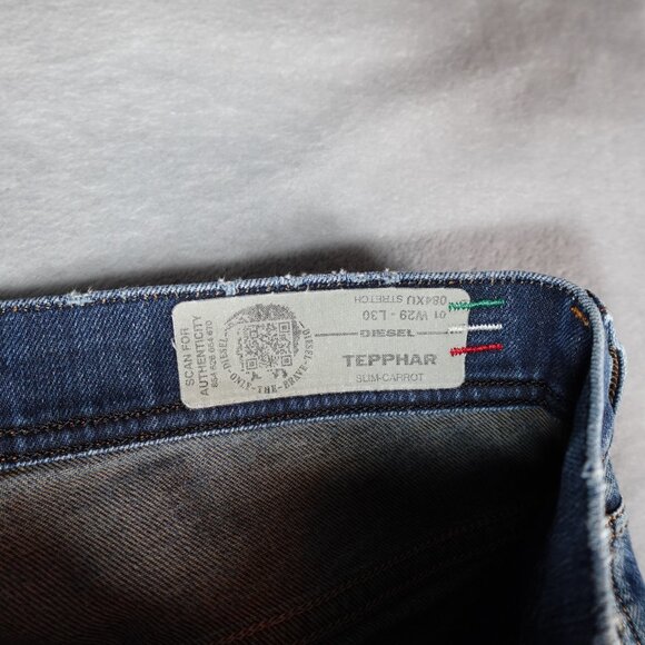 Diesel Men's Skinny Jeans - Blue - Picture 8 of 15